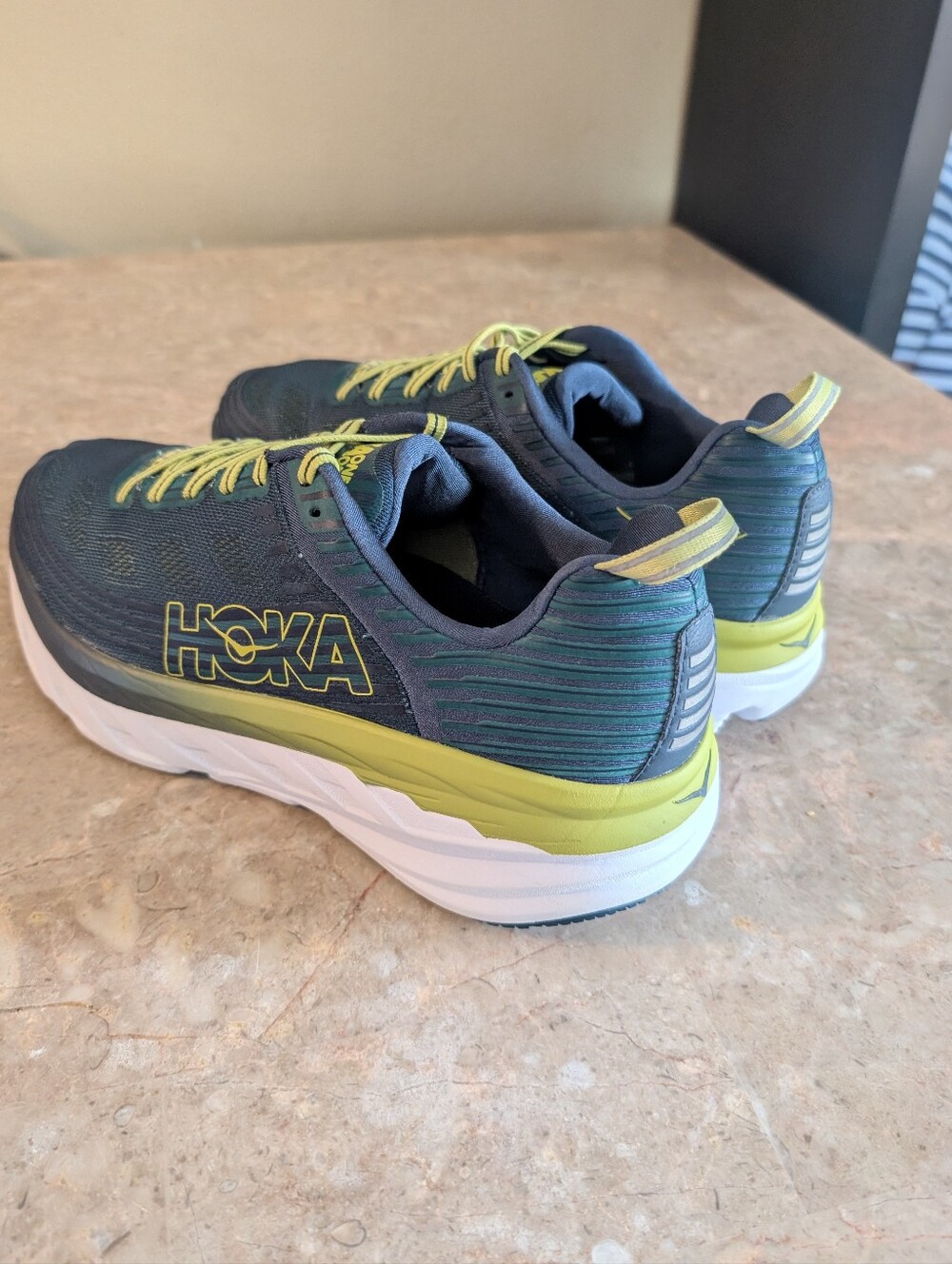 Hoka One One Bondi 6 "Deep Teal "Running Cushioned #F27219F Shoes Mens Size 11 - Picture 5 of 13